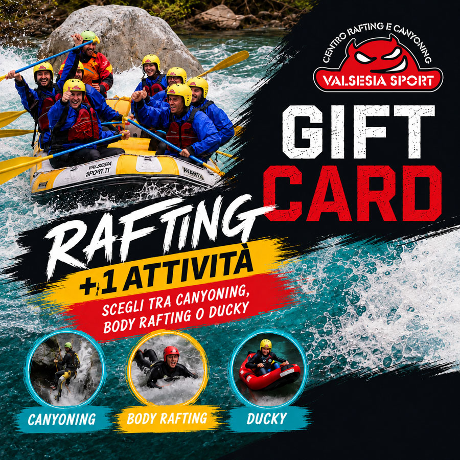 Gift Card<br>RAFTING All-Round + 1 activity